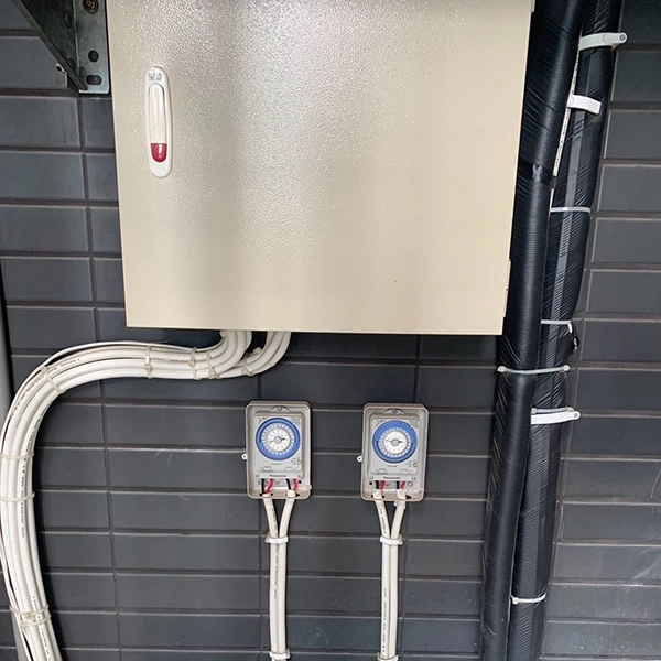 新竹吊隱式冷氣空調配管工程實拍，全熱交換器與管線配置